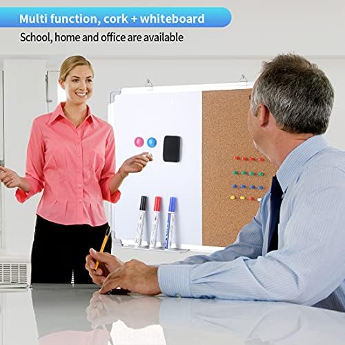 36x 24 '' Magnetic Dry Erase Board for wall Combo White Board Hanging...