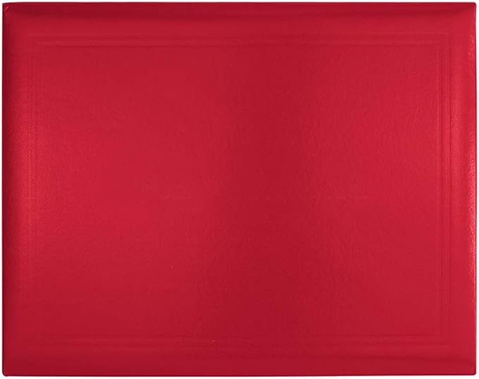 GraduationMall 8.5"x11" Smooth Padded Diploma Cover Certificate Holder Red - Image 2