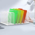 Kuntine.B Desk File Organizer Upright Mesh Desktop Organizer File Sorter Office - Image 7
