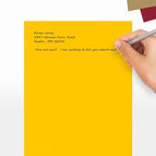 LUXPaper 8.5" x 11" Cardstock | Letter Size | Sunflower Yellow | 100lb. Cover | - Image 5