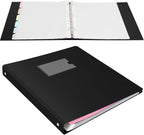Uquelic 50-Pocket Binder with Plastic Sleeves, High-Capacity Document Organizer - Image 7