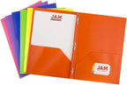 JAM PAPER Plastic Color POP Folders by JAMPaper