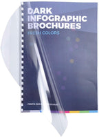 Exacompta - Ref 42542E - PVC Transparent Covers for Presentation Binders - Suitable for Storing A4 Documents, 0.2mm Thick Material - Clear (Pack of 100)