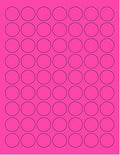 NextDayLabels - Pack of 25 Sheets, 8-1/2 x 11 Fluorescent Labels by NextDayLabels