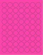 NextDayLabels - Pack of 100 Sheets, 8-1/2 x 11 Fluorescent Labels by NextDayLabels