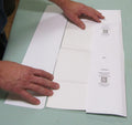 50-9 1/2" x 20" Brodart Fold-On Book Jacket Covers - Center-Loading, Adjustable, Clear Mylar