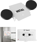 Magnetic Mount for Skylight Calendar 15” (Gen 2), Refrigerator Metal Surface Adapter with Dual Magnets, White Back Plate Stand Accessory for Kitchen Command Center