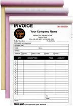 Custom Carbonless Sales Invoice Form Books by Unknown