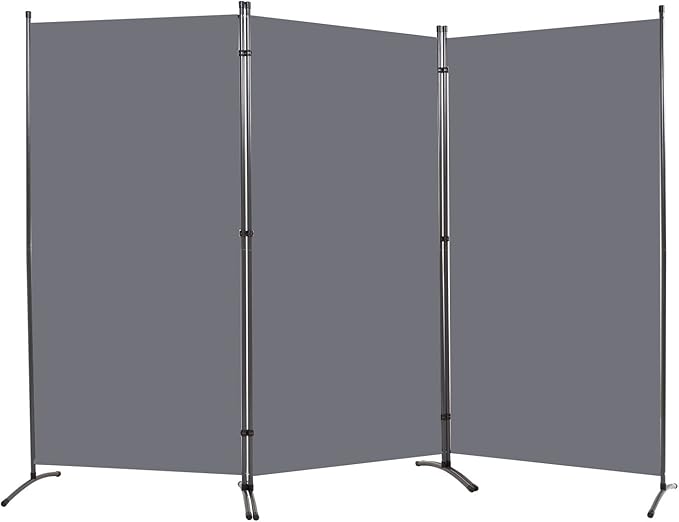 Room Divider 6FT Folding Privacy Screens, 3 Panel Partition Room Dividers - Image 7