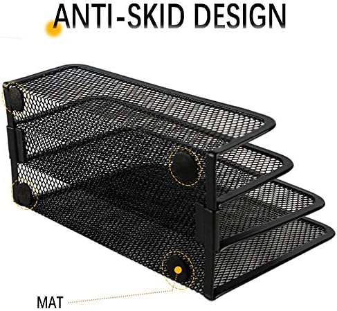 wishacc Folder Holder Desk, 2 Pack Mail Organizer Letter Holder - Image 5