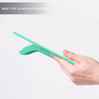 Mint Green Mini Desktop Pure Glass Whiteboard, Small Slope Slick Desk - Image 7