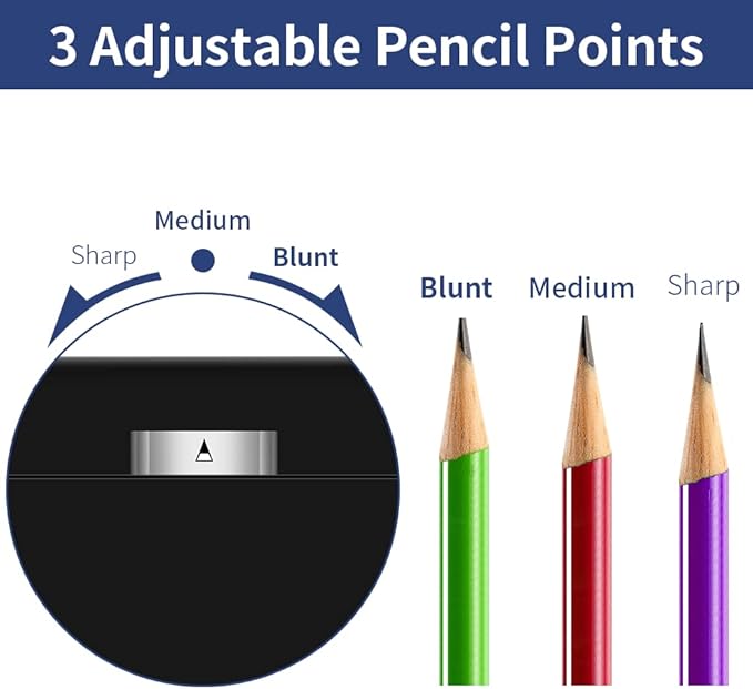 AFMAT Electric Pencil Sharpener, Heavy Duty Pencil Sharpeners - Image 2