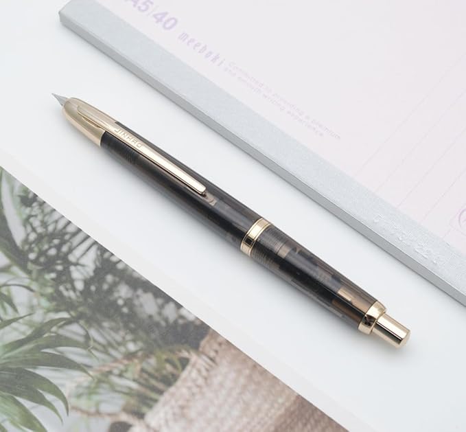 JINHAO 20 Press Fountain Pen, Retractable Capless Resin Pen - Image 7
