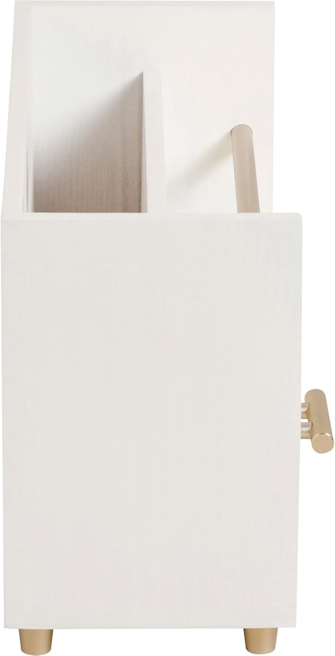 U Brands Juliet Letter Sorter, Office Supplies, Off-White and Gold - Image 3