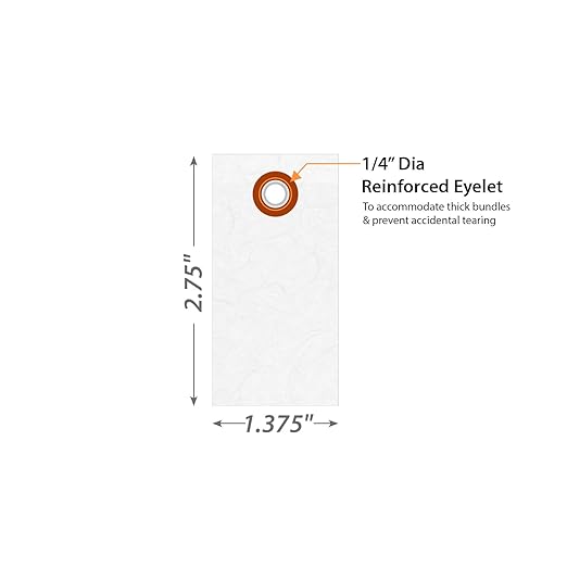 SmartSign White Shipping Tags, Size #1 - Image 4