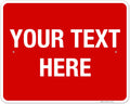 Personalized Custom Red Background Customize