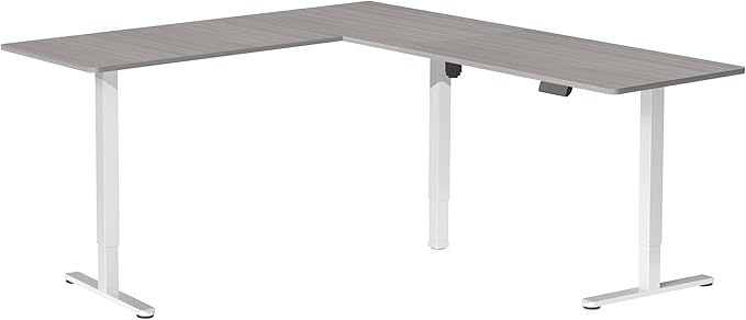 VIVO Electric Corner 75 x 63 inch L-Shaped Standing Desk, Memory Height - Image 9