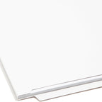 Smead Heavyweight End Tab Fastener File Folder, Shelf-Master® Reinforced Straight-Cut Tab, 2 Fasteners, Letter Size, White, 50 per Box (25840)