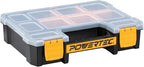 POWERTEC Small Parts Organizer & Tool Box – 10 Compartments, Stackable Storage by POWERTEC