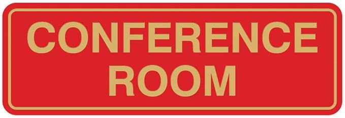 Standard Conference Room Sign by All+Quality