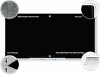 Magnetic Glass Whiteboard, Large White Board Frameless - Image 2