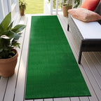rugshop turf patio deck outdoor indoor runner rug, view 9