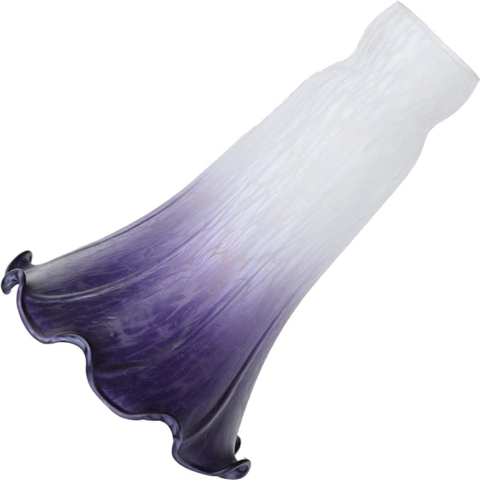 Bieye LS102 Lily Flower Blown Glass Lampshade by Bieye
