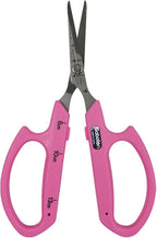 Saboten Stainless Steel Angled Blade Trimming Scissors Pink PT-13 160mm by DL+Wholesale
