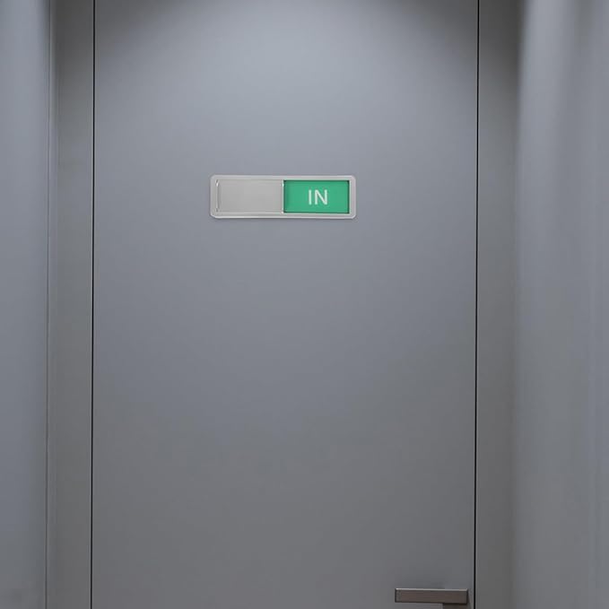 Mipcase 2pcs Office Door Status Signs Sliding Indicators - Image 6