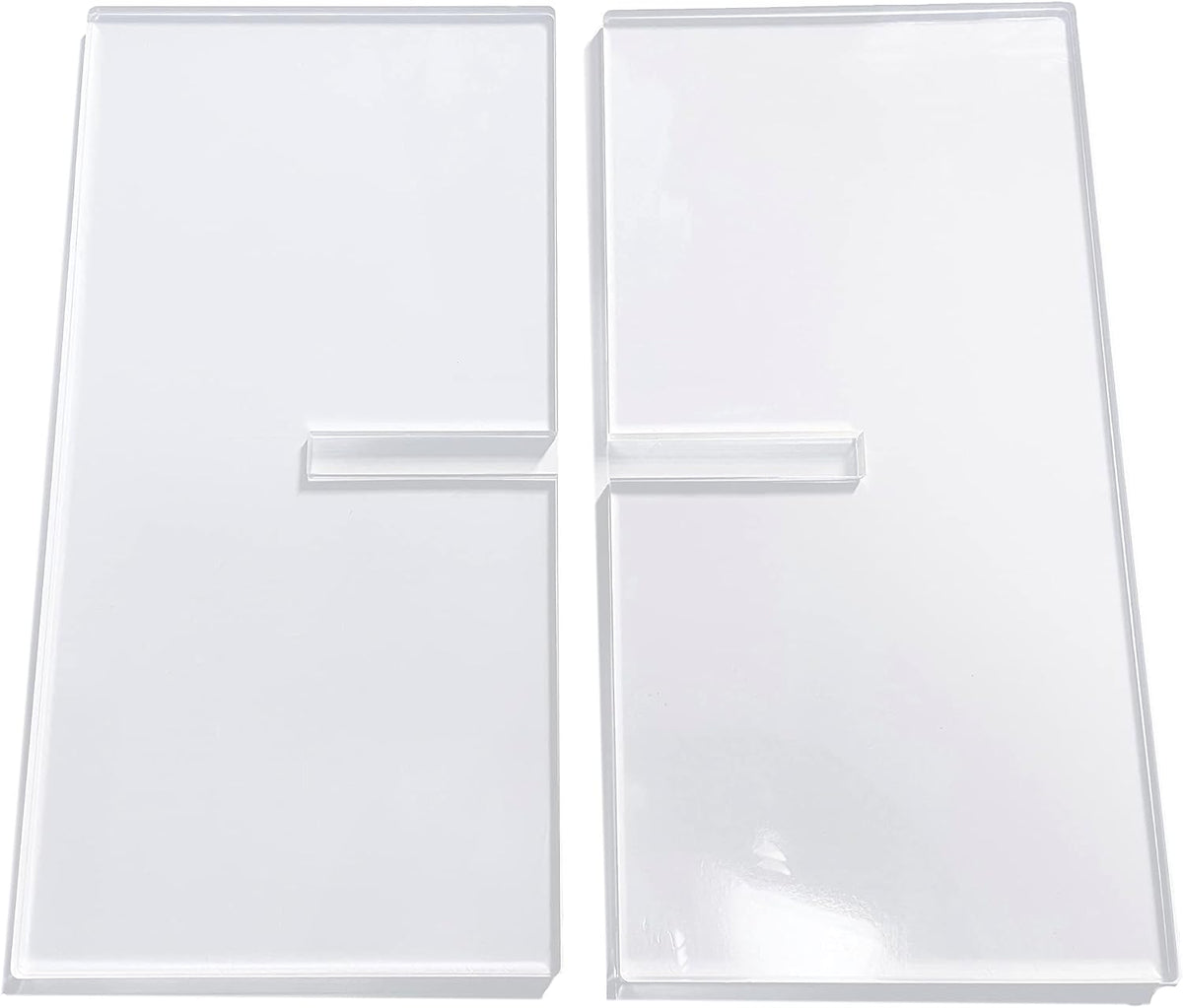 Clear Acrylic Book Stand for Display and Reading, Modern Open Book Holder for...