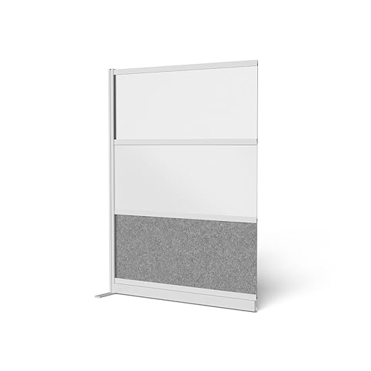 LUXOR MW-5348-XWCGWG Modular Wall Room Divider System by LuxorWorkspaces