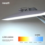 Neatfi XL 2, 200 Lumens LED Task Lamp, 4 Level Brightness, Desk Light - Image 4
