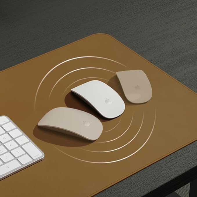 POUT TekDec Mat – Vegan Leather Desk Pad, Water-Resistant Surface, Anti-Slip - Image 6