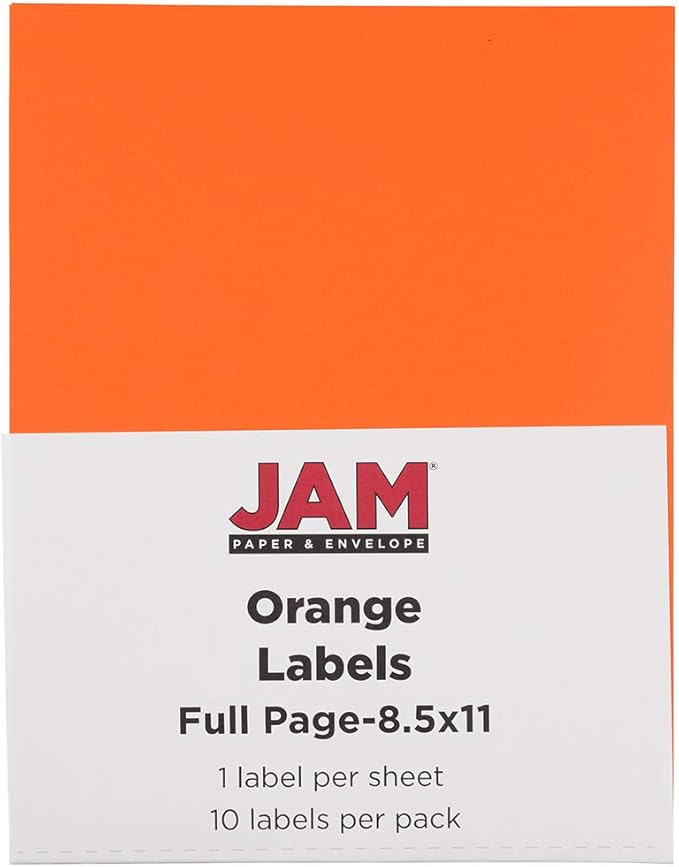 JAM PAPER Full Sheet Shipping Labels - Image 5