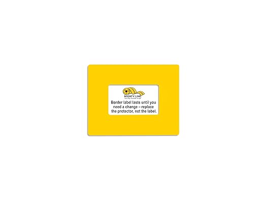 Mighty Line Shield Clear Label Protector Cover Sleeves by MightyLine