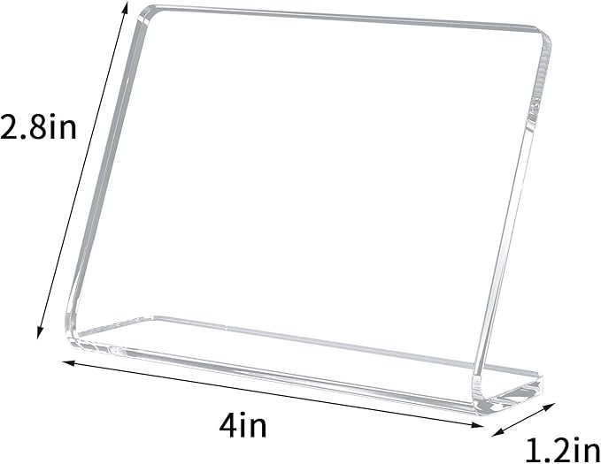 20 Pack Acrylic Mini Chalkboard Signs - Image 2