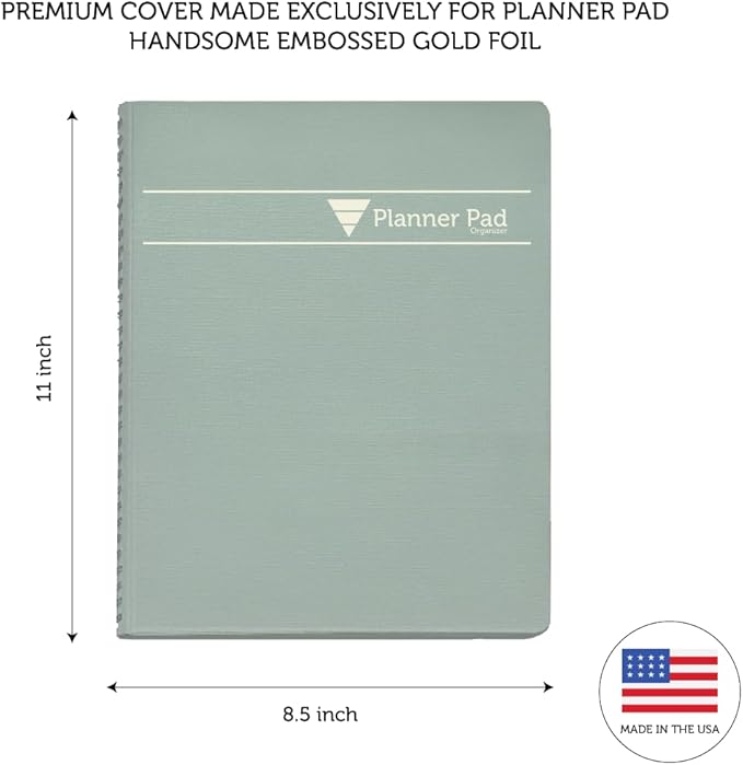 Planner Pad Spiral Bound January-December 2026/ Calendar Year 8 1/2" x 11" - Image 6