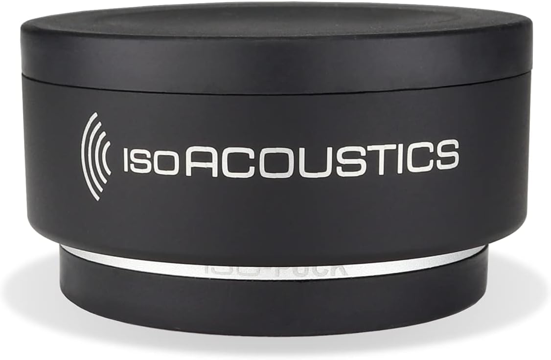 IsoAcoustics Iso-Puck Series Acoustic Isolators (Iso-Puck, 20 lbs max/Unit, 2...