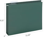 HERKKA Extra Capacity Hanging File Folders, 30 Pack Reinforced Hang Folders - Image 2