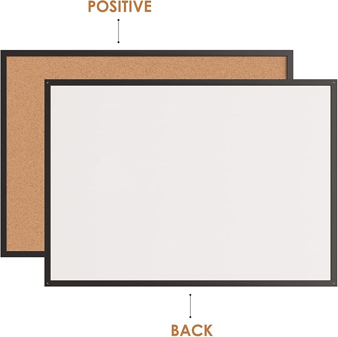 Board2by Cork Board Bulletin Board 36 x 48, Office Board - Image 9