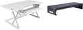 Rocelco 46" Large Height Adjustable Standing Desk Converter by Rocelco