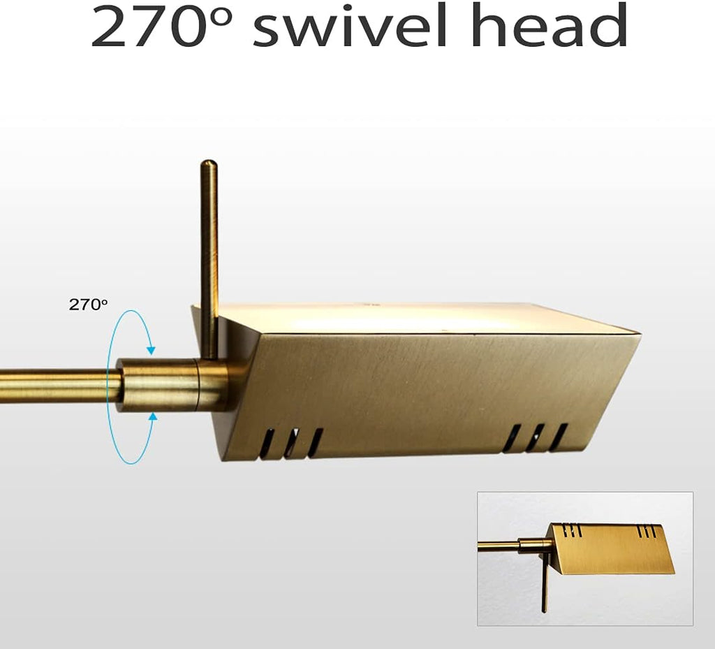o'bright led pharmacy table lamp, full range dimming, close-up detail