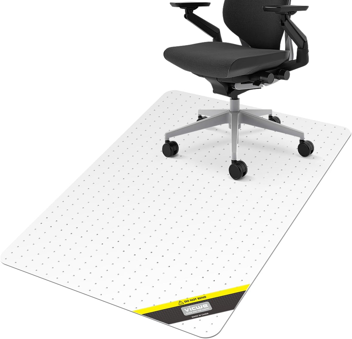 Vicwe Office Chair Mat for Carpet, Easy Rolling Hard Mat for Office Chair on