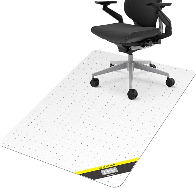 Vicwe Office Chair Mat for Carpet, Easy Rolling Hard Mat for Office Chair on by Vicwe