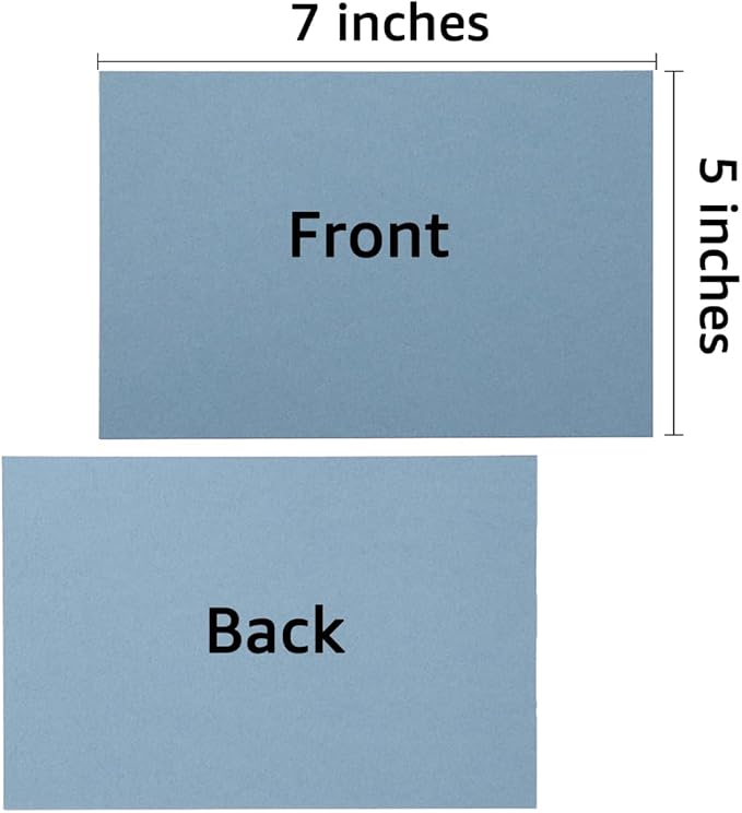 50 Sheets Blank Cardstock Paper 250 GSM Thick Heavy Cards Stock - Image 2