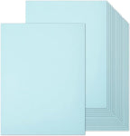 100 Sheets Light Blue Cardstock 8.5 x 11 Pastel Paper, Goefun Blue Card Stock by Goefun