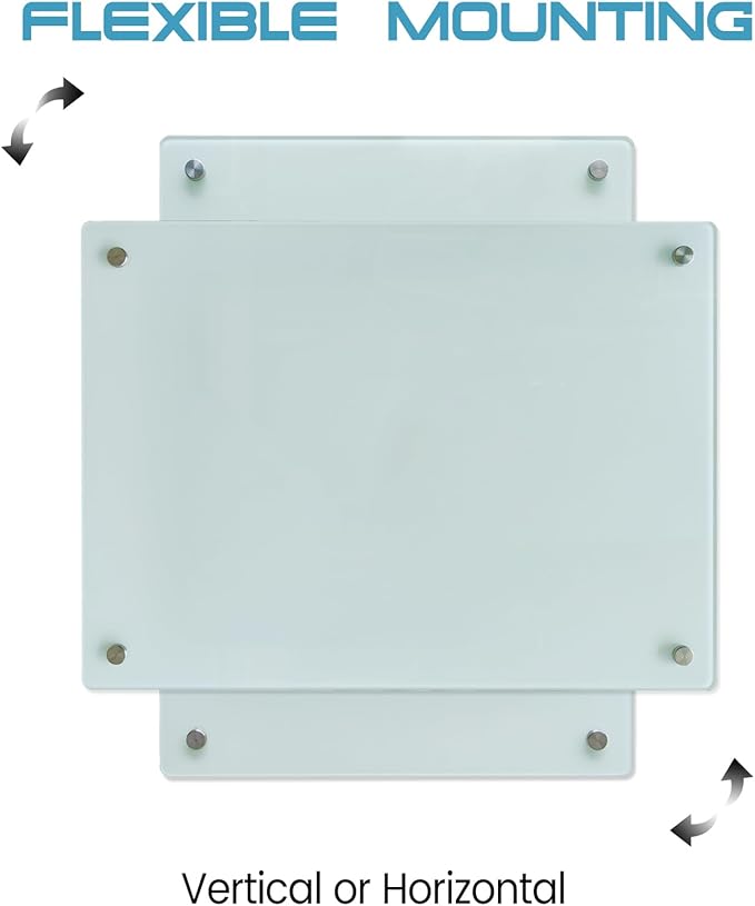 Magnetic Glass Whiteboard 48"x36" Glass Dry Erase Board 48"x36" Frameless Wall - Image 7