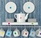 PARLAIM 1050 PCS Color Coding Labels Circle Dot Stickers,10 Color Style Colorful Coding Label Sticker for Office,Student Classroom