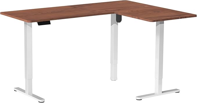 VIVO Electric Corner 63 x 55 inch L-Shaped Standing Desk, Memory Height - Image 9