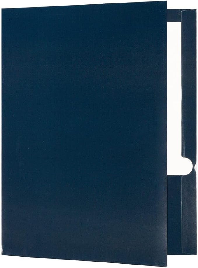 JAM PAPER Laminated Two Pocket Glossy Folders - Image 3
